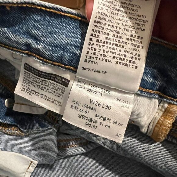 Levi's 501 jeans 26x30 - Picture 7 of 9